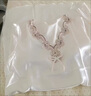 莫代尔睡衣女士新款冰丝睡裙性感夏季薄款蕾丝短袖睡裙家居服舒适 306款淡藕色 L (100-120斤) 实拍图