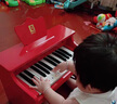 俏娃宝贝（QIAO WA BAO BEI）木质儿童小钢琴玩具女孩电子琴1一3周岁礼物宝宝早教乐器2生日5两 推荐：红烤漆钢琴+灯光架子鼓 实拍图