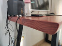 官顾 实木电脑桌北欧书房书桌简约家用办公学习写字桌简易卧室书法桌铁艺工作台长方形桌子 单桌:100*60*75cm 厚5cm 实拍图