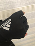 adidas阿迪达斯健身手套男运动防护手套女器械哑铃防滑护掌半指耐磨透气 新白LOGO基础款  S码 掌围小于17cm 实拍图