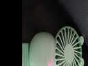 新水星桌面usb小风扇迷你办公室学生宿舍床头静音小电扇桌面小型台式电风扇上班族小风扇 手持风扇【可爱粉】内置电池+三挡调节 实拍图