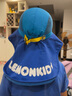 Lemonkid遮阳帽儿童防晒帽户外儿童太阳帽男女童夏季防紫外线沙滩帽渔夫帽 星际蓝狮子【皮标】 帽围58cm【建议11岁以上】 实拍图