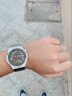 雷诺（RARONE）手表 解构派双子星Y全自动机械男士手表潮酷镂空胶带腕表 实拍图