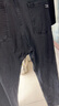 真维斯（Jeanswest）牛仔裤男修身直筒秋冬季新款潮流柔软棉弹舒适休闲男士长裤子男 9024黑灰 33 码(2尺6) 实拍图