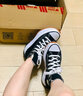 匡威（Converse）女鞋男鞋帆布鞋Run Star夏季新款高帮运动鞋厚底增高休闲鞋 166800C黑白厚底增高 经典百搭 35.5 实拍图