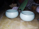 宁不凡 茶杯杯子陶瓷汝窑开片汝瓷功夫茶杯品茗杯喝茶杯 天青色 禅定杯（60ml) 实拍图