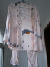嫚熙（EMXEE）月子服孕妇睡衣产后家居服哺乳衣春秋季纱罗喂奶夏天 星河物语-两件套【无哺乳口】 M【Noble高端系列】 实拍图