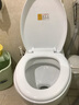 欧吉美  马桶盖通用坐便器盖子家用加厚盖板老式抽水马桶圈器配件缓降静音 豪华款V型（上装） 实拍图