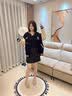 MXQP学院风棒球服外套女2025秋冬新款韩版宽松休闲卫衣百搭撞色上衣潮 黑色 M 【80-110斤】 实拍图