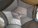 沙漠之狐（DESERT&FOX）帐篷户外3-4人全自动防暴雨加厚多人露营野外野营双层速开账蓬 旗舰款 5-8人咖啡色 实拍图