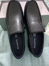 蜘蛛王（SPIDER KING）男鞋牛皮商务休闲皮鞋中老年爸爸父亲鞋 22733 黑色 40  实拍图
