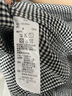 无印良品 MUJI 男式 棉水洗牛津 立领衬衫 纯棉全棉 ACA40C2S 白色格纹 XS 160/80A 实拍图