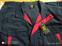 能盾劳保工作服男装套装春秋长袖汽修电焊工工装可定制工衣厂服 【升级版】藏青拼红套装 XL 实拍图