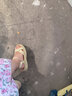 达芙妮官方凉鞋女平底百搭鞋子女2025新款夏季软底舒适一字带凉鞋女 黄色【软底舒适3.5CM】 40 实拍图