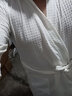 艾罗帝朗 五星级酒店浴袍男女长款夏季薄款白色睡袍吸水速干毛巾料情侣浴衣 白色【男女通用1条装】 XL（建议身高160-176cm 体重120-16 实拍图