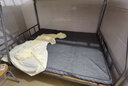 曼克顿（MANKEDUN）记忆棉床垫加厚针织棉乳胶床垫高密度可折叠可定制学生宿舍垫子 立体-萝卜兔白【约10cm】 150cm*190cm 实拍图