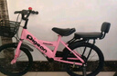 飞鸽儿童自行车3-6-10-12岁男孩女孩宝宝带辅助轮小孩脚踏单车 樱花粉|一体轮+ 闪光轮+后座款 16寸 适合身高105-125cm 实拍图