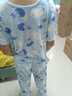 红豆儿童睡衣纯棉夏季薄款空调服男女童短袖套装中大童家居服3333 165 实拍图