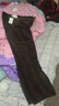 峰皓灯芯绒裤子男秋冬季宽松灯草绒中老年人纯棉休闲裤条绒裤加绒加厚 深咖色（厚款不加绒） 33 腰围二尺六 实拍图