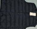 MUJI MUJI 男式 轻量 便携 无领 羽绒背心 ADG10C0A 黑色 XL 实拍图