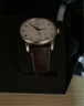 积优（JEAYOU）浪琴名匠表带真皮优原装手表带男士代用浪琴八针月相四针康卡斯博雅律雅瑰丽女先行者优原厂牛皮 【白线】棕色 A表耳间距 22mm；B表扣间距 18mm 蝴蝶扣 实拍图