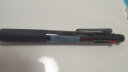 日本TANOSEE 多功能三合一圆珠笔 红黑0.7mm油笔芯+0.5mm自动铅芯手账笔棕色杆1支 16-8506-220 实拍图