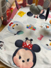 DISNEY迪士尼婴儿玩具0-1岁健身架器脚踏钢琴新生儿礼盒宝宝脚踩音乐 典雅灰 实拍图