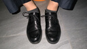 强人头层牛皮时尚商务休闲皮鞋镂空透气简约男凉鞋 JDD87522 黑色 42 实拍图
