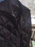 深呼吸DEEP BREATH女装菱格压纹中长款鸭绒羽绒服外套女A400742 黑 L (4) 实拍图