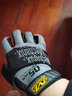 MECHANIX WEAR 美国超级技师 SPECIALTY 0.5超薄户外骑行防风防护战术手套 黑灰拼（新版） L 实拍图