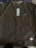 JEEP吉普短袖T恤男短裤运动套装休闲两件套夏季新款商务中青年舒适圆 灰杏色 2XL（160斤-180斤） 实拍图