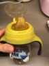 babycare 学饮吸管杯婴儿6个月+ 重力球鸭嘴吸管杯耐摔防漏宝宝儿童水杯 【双杯盖含背带 -PPSU】蒙因蓝 实拍图