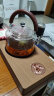 新羽手工蒸煮茶壶玻璃茶壶大容量耐高温泡茶养生壶烧水壶电陶炉煮茶器套装 蒸煮一体壶4+观山电陶炉 实拍图