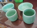 瓯江（OUJIANG）龙泉青瓷餐具月亮系列大/小汤匙创意陶瓷汤勺 莲花小汤匙梅子青 实拍图