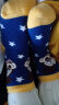 迪士尼儿童袜子冬季男童女童毛圈袜宝宝加绒加厚中大童毛巾袜 实拍图