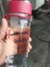 希乐tritan塑料水杯便携太空杯男女随手杯学生创意潮流运动茶杯子 450ML红色XL1952-R 实拍图