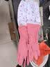 涤太太厨房清洁乳胶皮橡胶 家务洗衣服的洗碗刷碗手套耐用 防水加长 粉色【夏款加长均码L】 实拍图