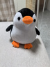 CZENZI TOY小企鹅公仔毛绒玩具布娃娃宝宝陪睡玩偶儿童男孩女孩生日礼物小号 黑色橙嘴（不穿衣） 25厘米 实拍图