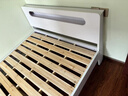 木牛人床双人床1.8米2米主卧大床现代简约实木床板排骨架出租屋单人床架 奶油风床+床垫【包安装】 1.35米*2米 实拍图