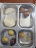 温朵娜 304学生不锈钢餐盘学校分餐盘成人食堂打饭盘分格餐盒快餐盘 加深 304四格（配塑料盖） 实拍图