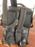 POSO双肩包15.6 16.1英寸电脑包防震 密码防盗背包男士商务休闲旅行包 黑色 可装15.6/16.1英寸 实拍图