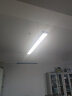 格润莱特（GERUN） led吸顶式办公灯室吊线灯1.2米长条铝方通吊顶健身房平板格栅灯 40w黑色直角 宽 7cm 白光 实拍图
