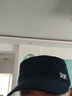 诺芝萌韩版棒球帽 男女士平顶帽 短檐 四季可戴休闲棒球帽NM489 金属藏青色 均码 可调节 实拍图