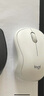罗技（Logitech）M221 轻音鼠标 无线鼠标 办公鼠标 对称鼠标 带无线微型接收器 米白色 实拍图