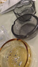 宫薰 烟灰缸创意透明水晶家用办公室茶几装饰摆件 圆形烟灰11.5cm 实拍图