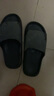 洁丽雅拖鞋男夏浴室洗澡防滑家居室内EVA大码男士凉拖鞋居家用夏季防臭 黑色 39-40 【标准码】 实拍图