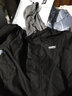 即势 外套男春秋冬季潮流韩版百搭宽松休闲外套男ins港风潮牌假两件工装连帽夹克男 酷黑色【斜插口袋】WT152 常规 2XL 【建议140-155斤】 实拍图