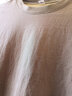 NASA GISS重磅260g纯棉短袖t恤男纯色圆领厚实不透纯白打底衫男女体恤上衣 抹茶绿 2XL体重170-190斤 实拍图