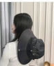 焱思泰登山帽男女渔夫帽遮阳帽防晒帽户外速干太阳帽西部牛仔帽爬山装备 黑色（男女通用） 【可弯折帽檐/防水速干透气】 实拍图
