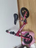 飞鸽（PIGEON）儿童平衡车滑步车宝宝玩具溜溜车滑行车学步车扭扭车小孩单车儿童自行车童车酒红色 实拍图